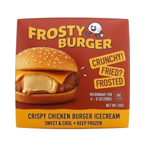 Frosty Crispy Chicken Burger Ice Cream 100 Gm - view 2
