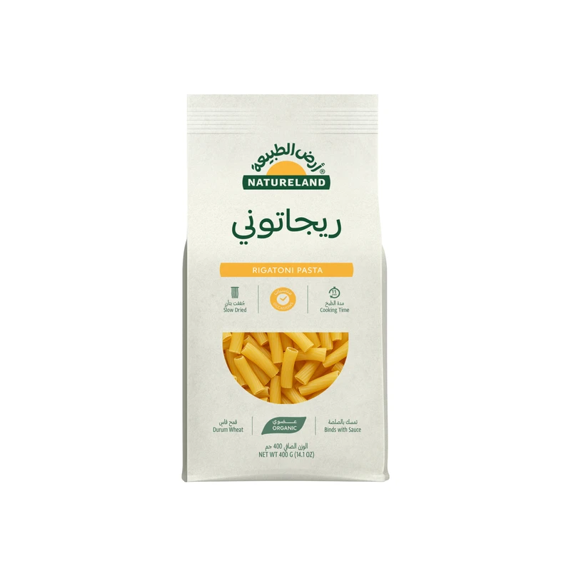 Natureland Organic Rigatoni Pasta 400 Gm