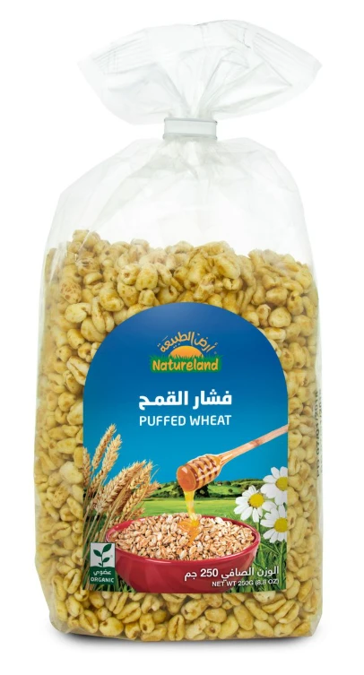 Natureland Organic Puffed Wheat 250 Gm