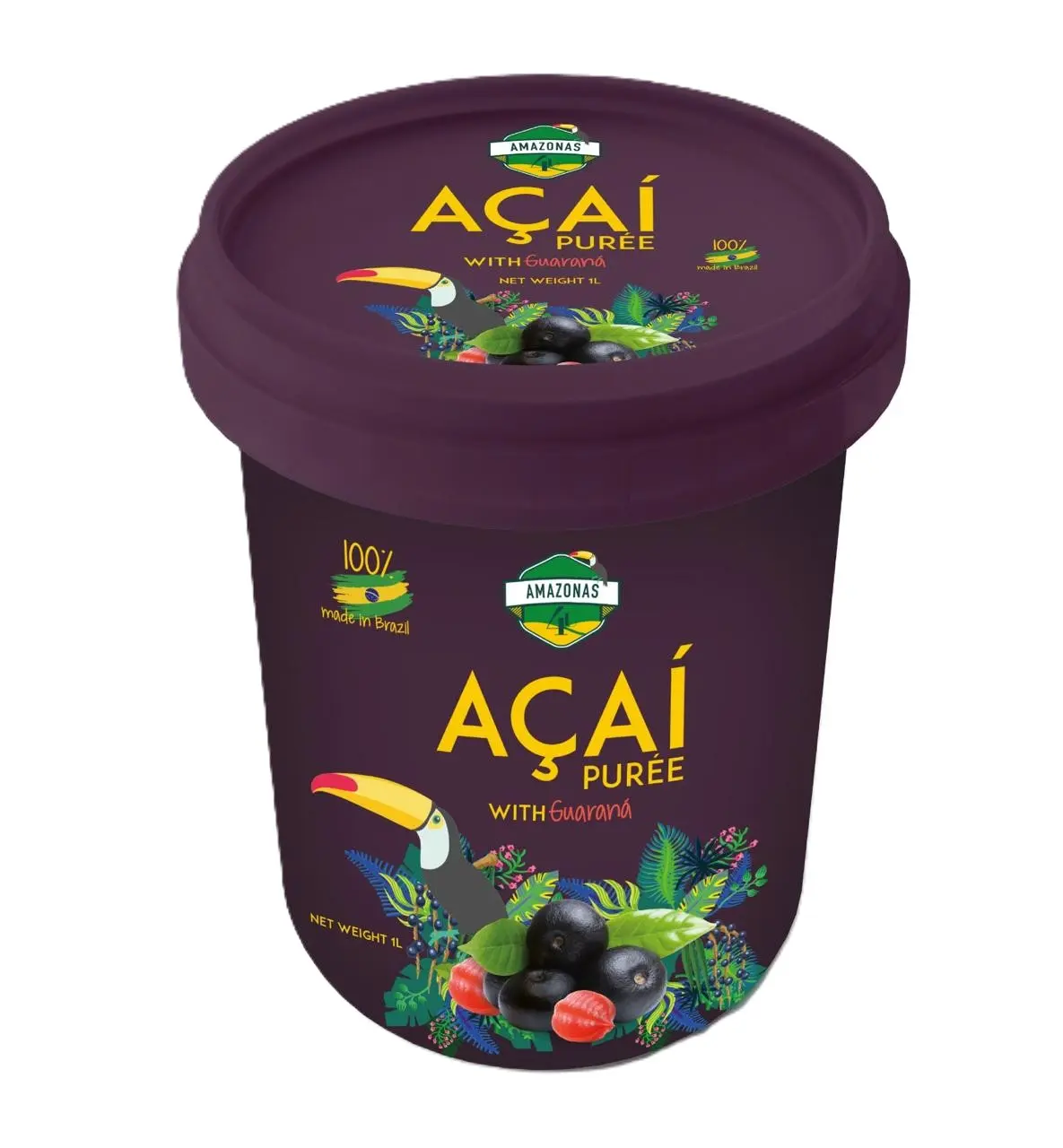 Amazonas Acai Puree with Guarana 1 Ltr - view 1