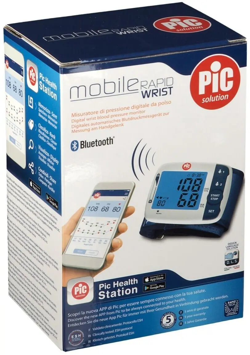 Pic Solution Blood Pressure Mobilerapidwrist Machine - view 2