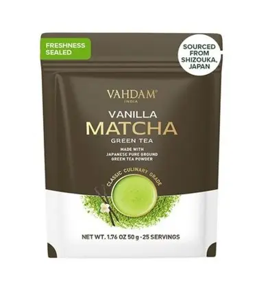 Vahdam Vanilla Matcha Green Tea 50 Gm - view 1