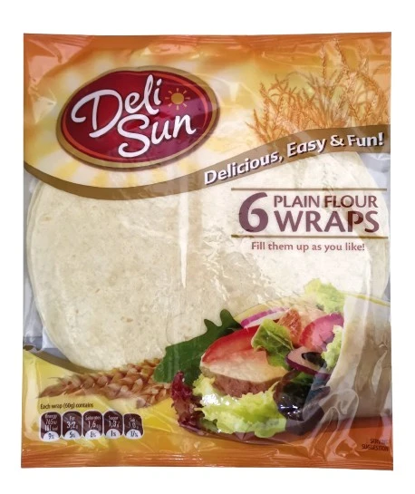 Delisun Plain Flour Tortilla Large 10 Inches 360 Gm