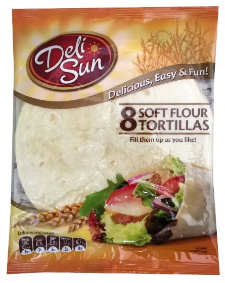 Delisun Plain Flour Tortilla Medium 8 Inches 320 Gm - view 1