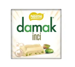 Damak Pistachio White Chocolate Square 60 Gm