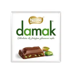 Damak Pistachio Milk Chocolate Square 60 Gm