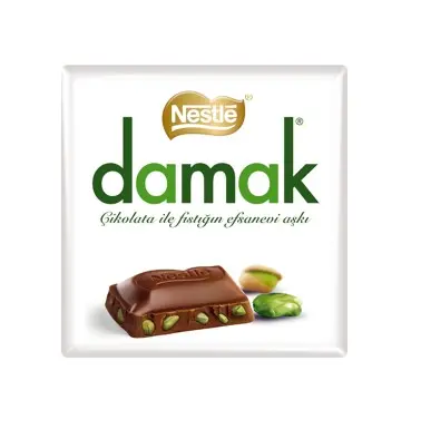 Damak Pistachio Milk Chocolate Square 60 Gm - view 1