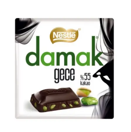Damak Pista Dark Chocolate Square 60 Gm - view 1