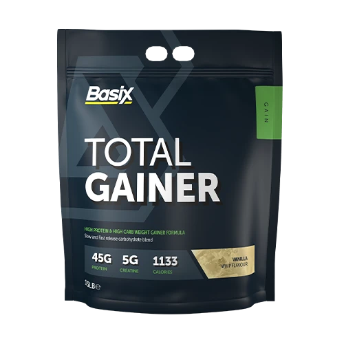 Basix Total Gainer Vanilla Whip 15 lb