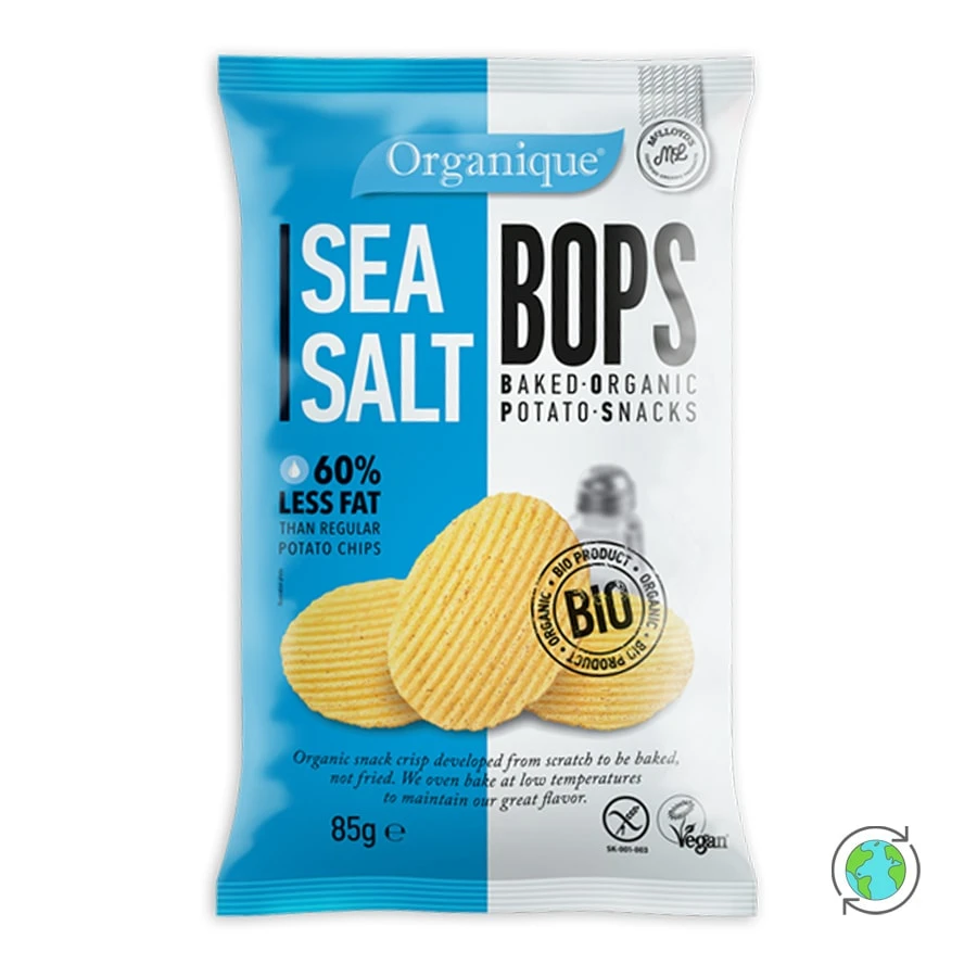 Mclloyd´S Baked Organic Potato Snack Seasalt 85 gm