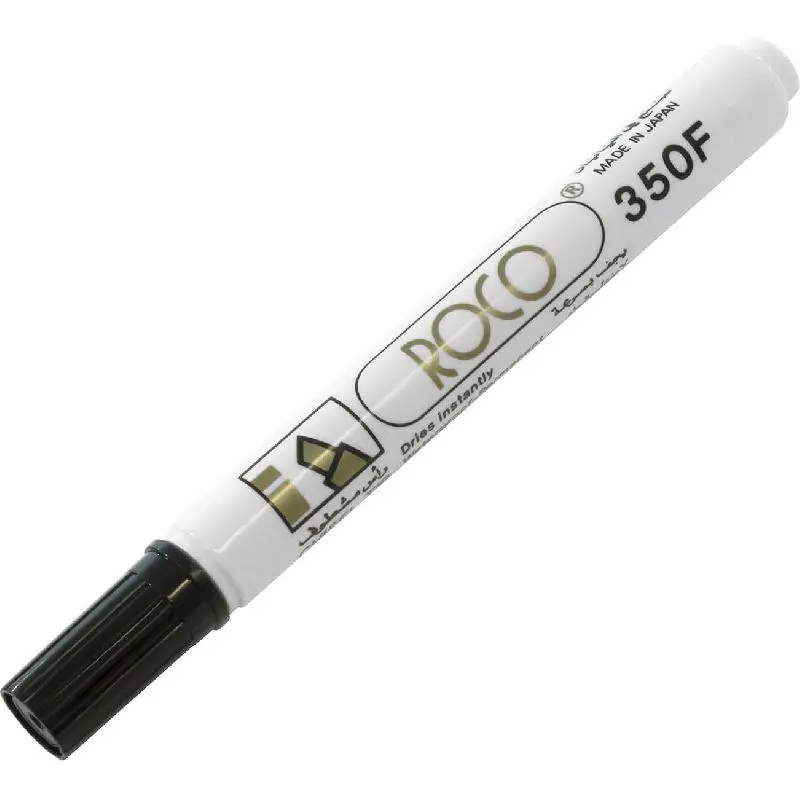 Roco F350 Permanent Marker 1 - 4 mm Chisel Tip Black - view 1