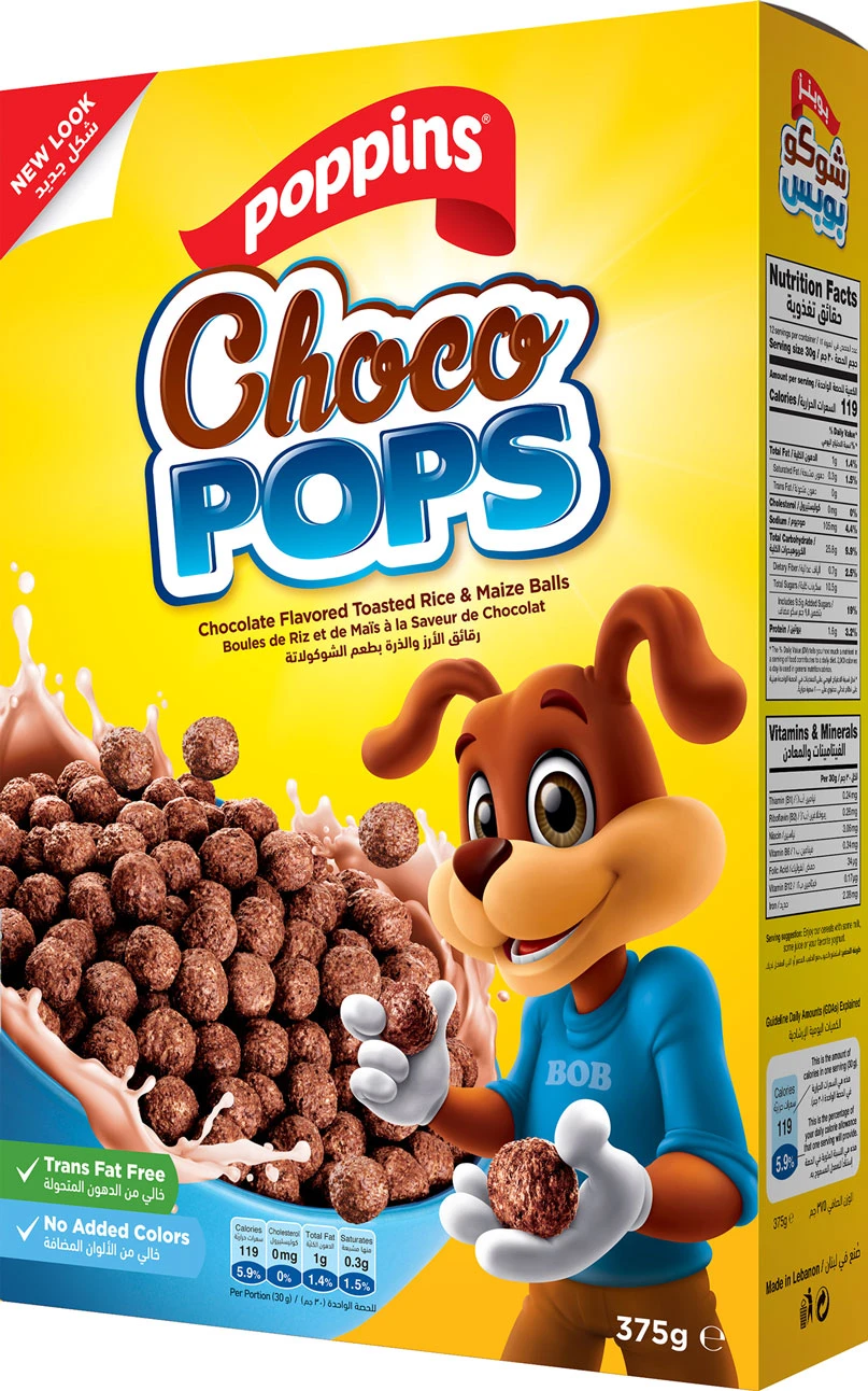 Poppins Choco Pops 375 gm