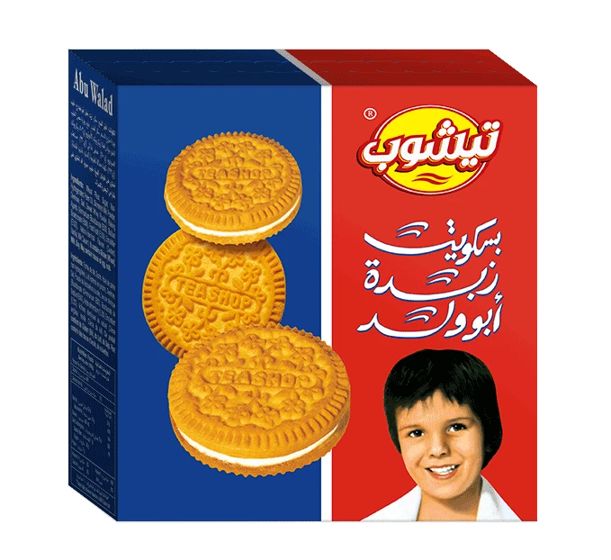 تيشوب بسكويت أبو ولد بالقشطة 90 جم