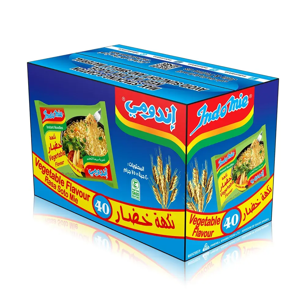 Indomie Noodle Vegetable Flavour Carton 40 pcs 75 gm - view 4