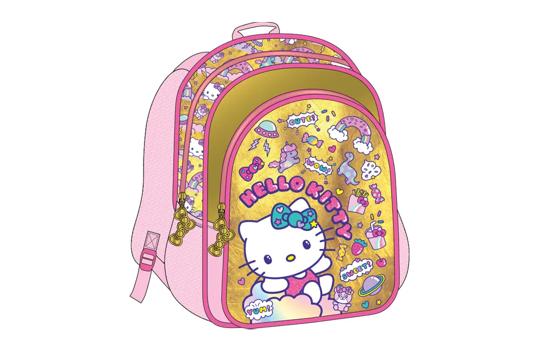 Hello Kitty Backpack  Gold 13 inch - view 3