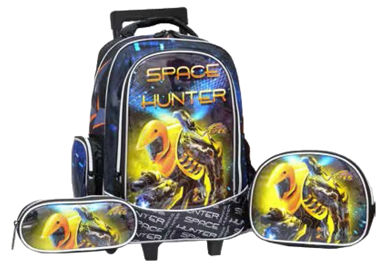 Fares Super Hunter School Trolly Bag With Pencil Case and Lunch bag  16 inch - view 4