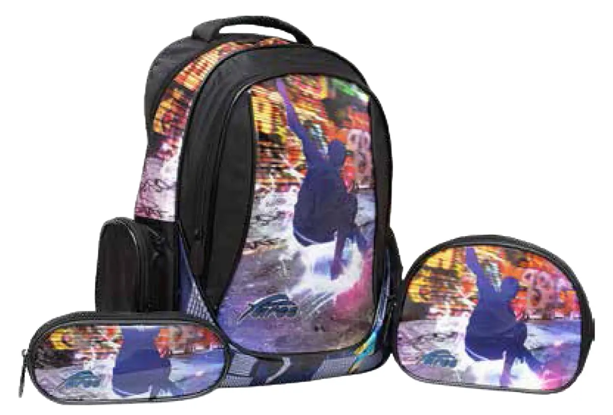 Fares Skating School Bag With Pencil Case and Lunch bag  13 inch - view 4