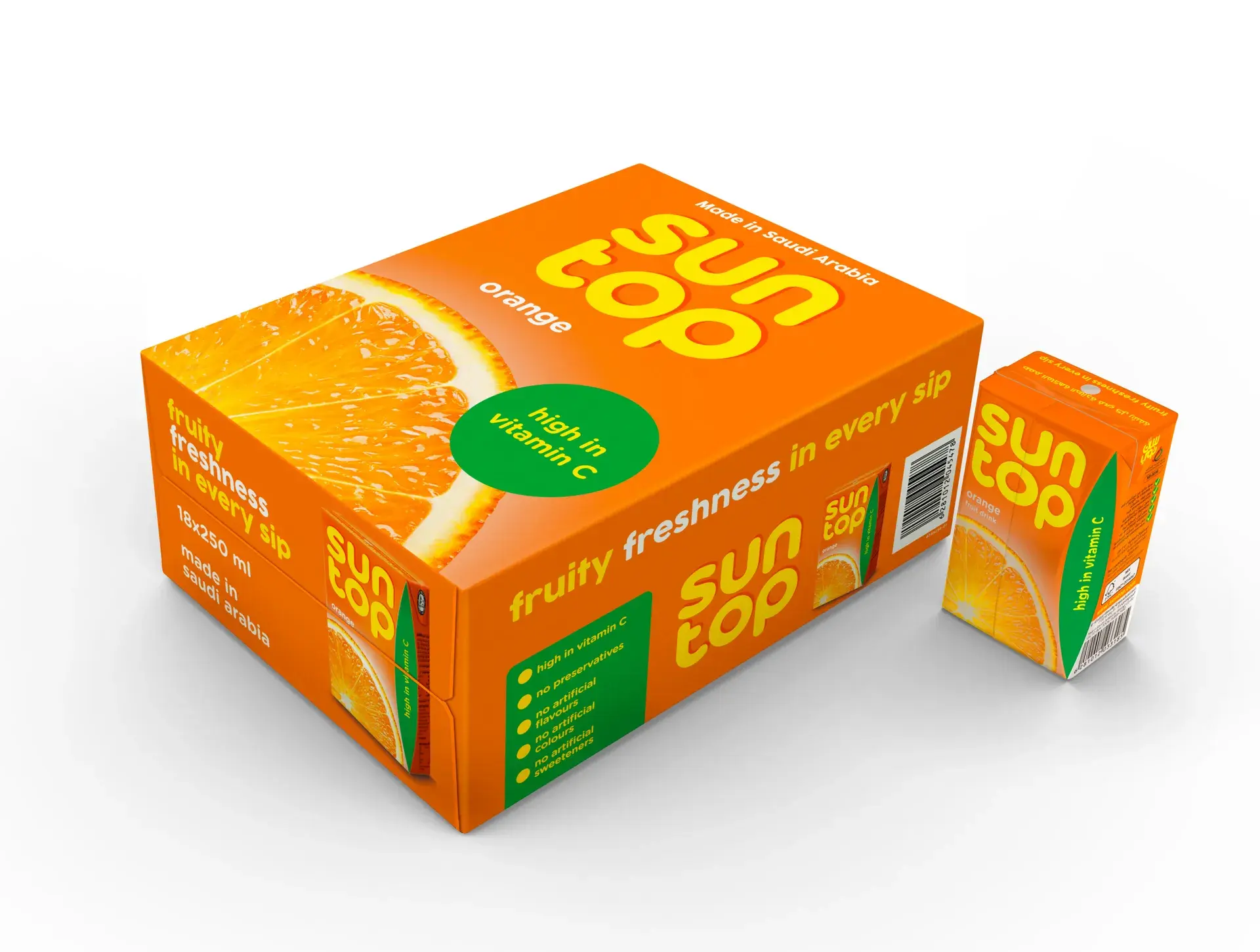 Suntop Juice Orange 250MlX18 - view 3