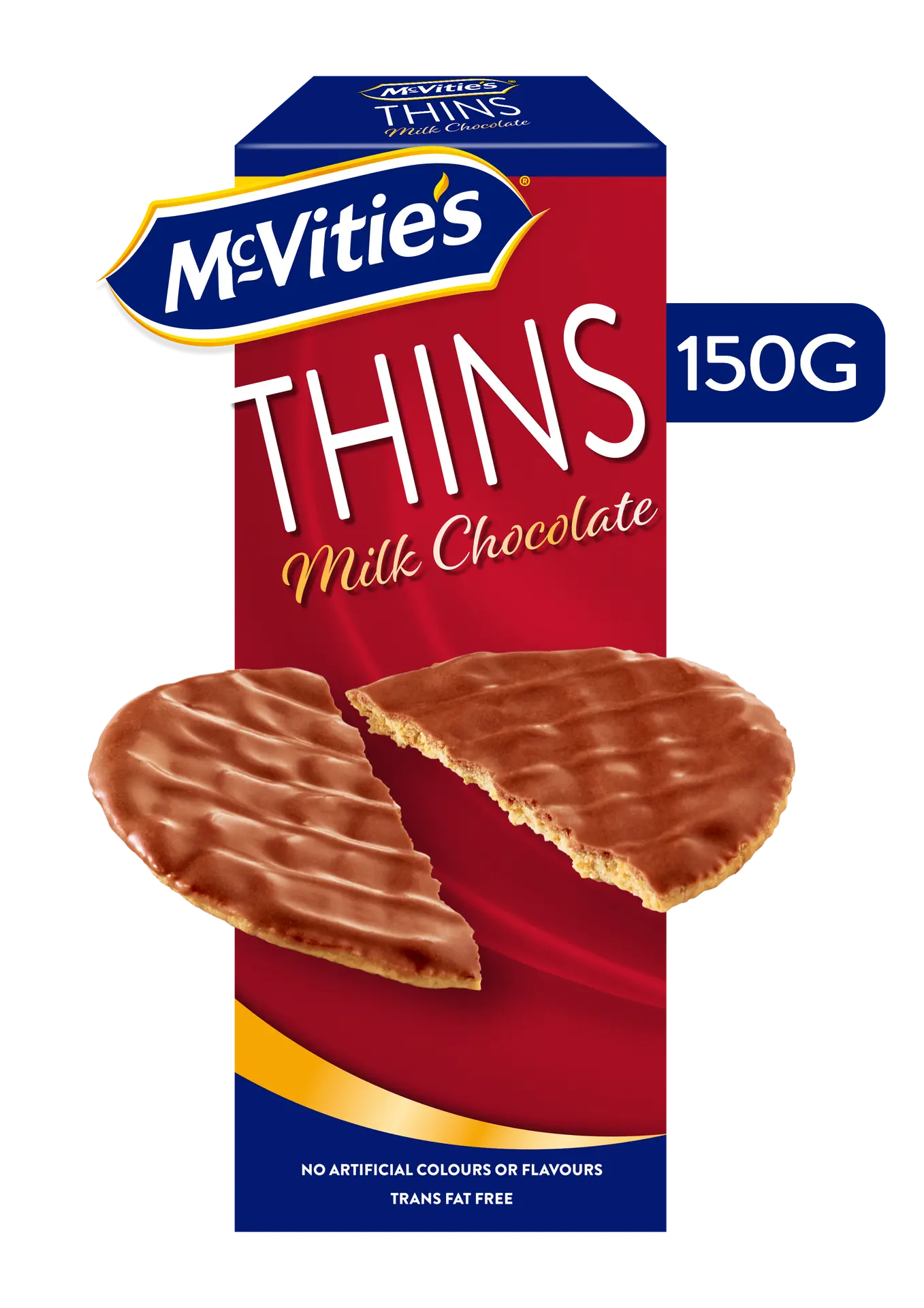 Mcvities Digestive Thins with Chocolate 150 gm
 - view 3