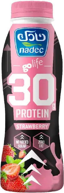 Nadec High Protein Milk Strawberry 350 Ml