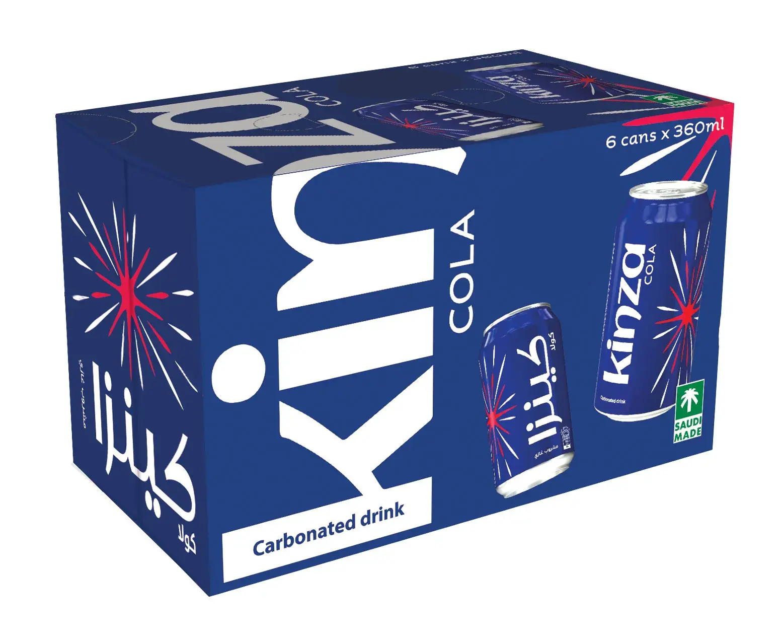 Kinza Cola Carbonated Drink 360MlX6 - view 1