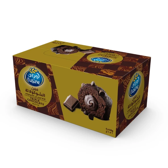 Lusine Triple Chocolate Muffin 60GmX6