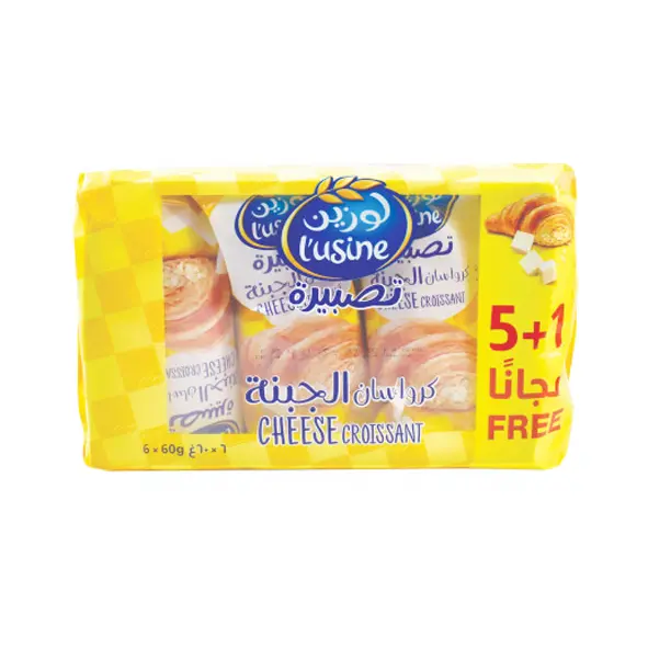 Lusine Croissant Cheese 60 Gm 5+1 Free - view 1
