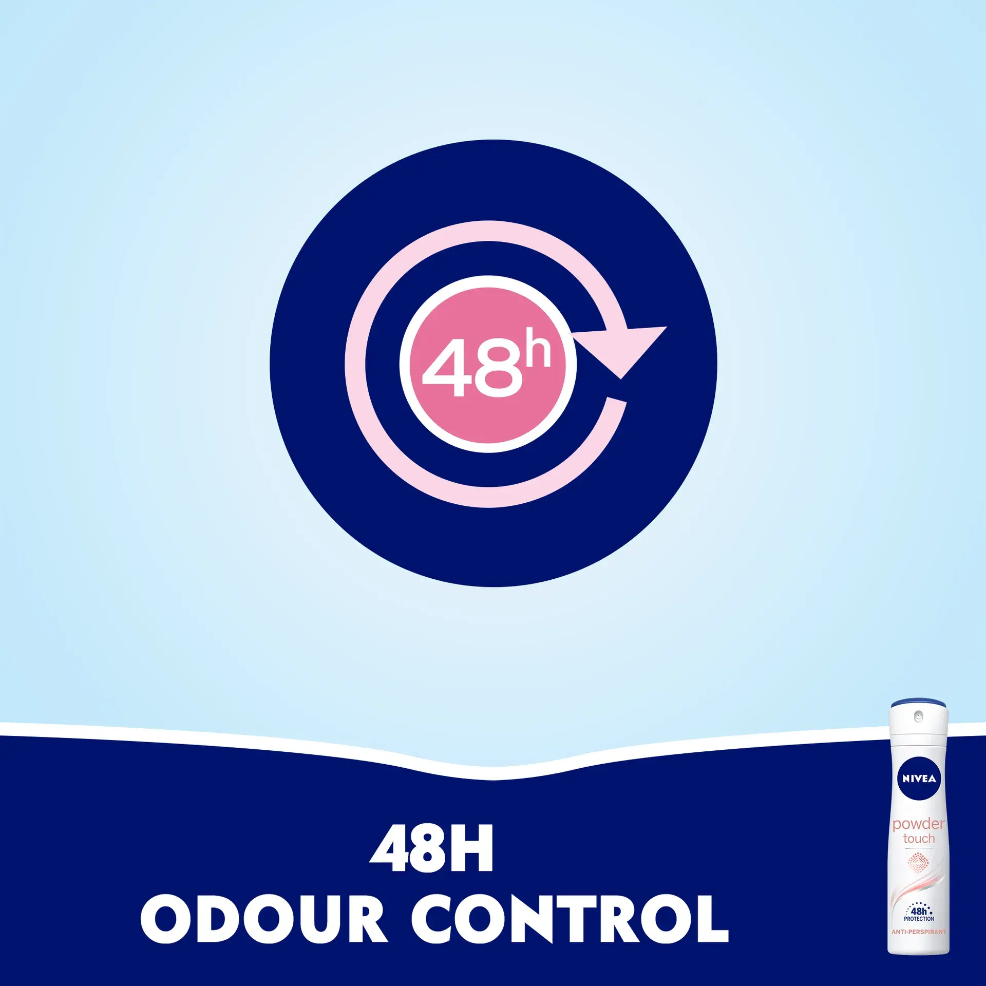 Nivea Antiperspirant Deodorant Spray Powder Touch For Women 150 Ml - view 5