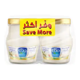 Nadec Spreadable Cheddar Cheese Jar 500GmX2