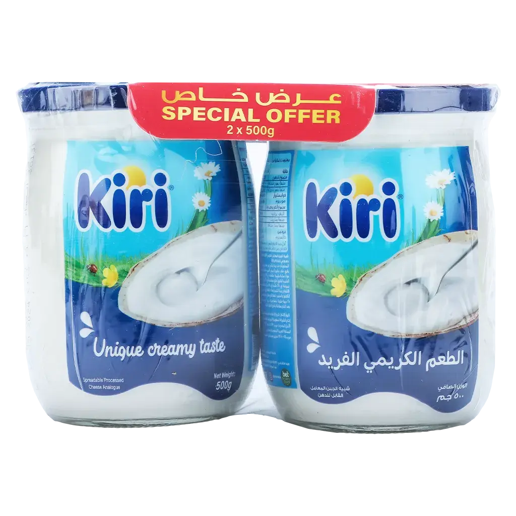 Kiri Spreadable Cream Cheese Jar 500GmX2 - view 2