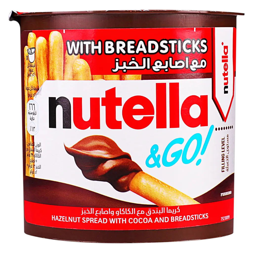 Nutella & GO Chocolate Hazelnut Spread with Breadsticks 52 gm  - view 1