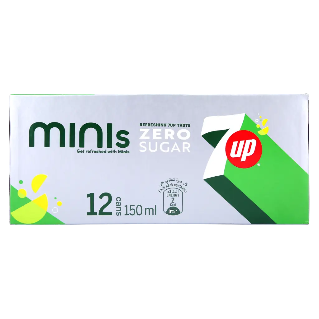7UP Diet Soft Drinks Box 12 x 150 ml - view 2