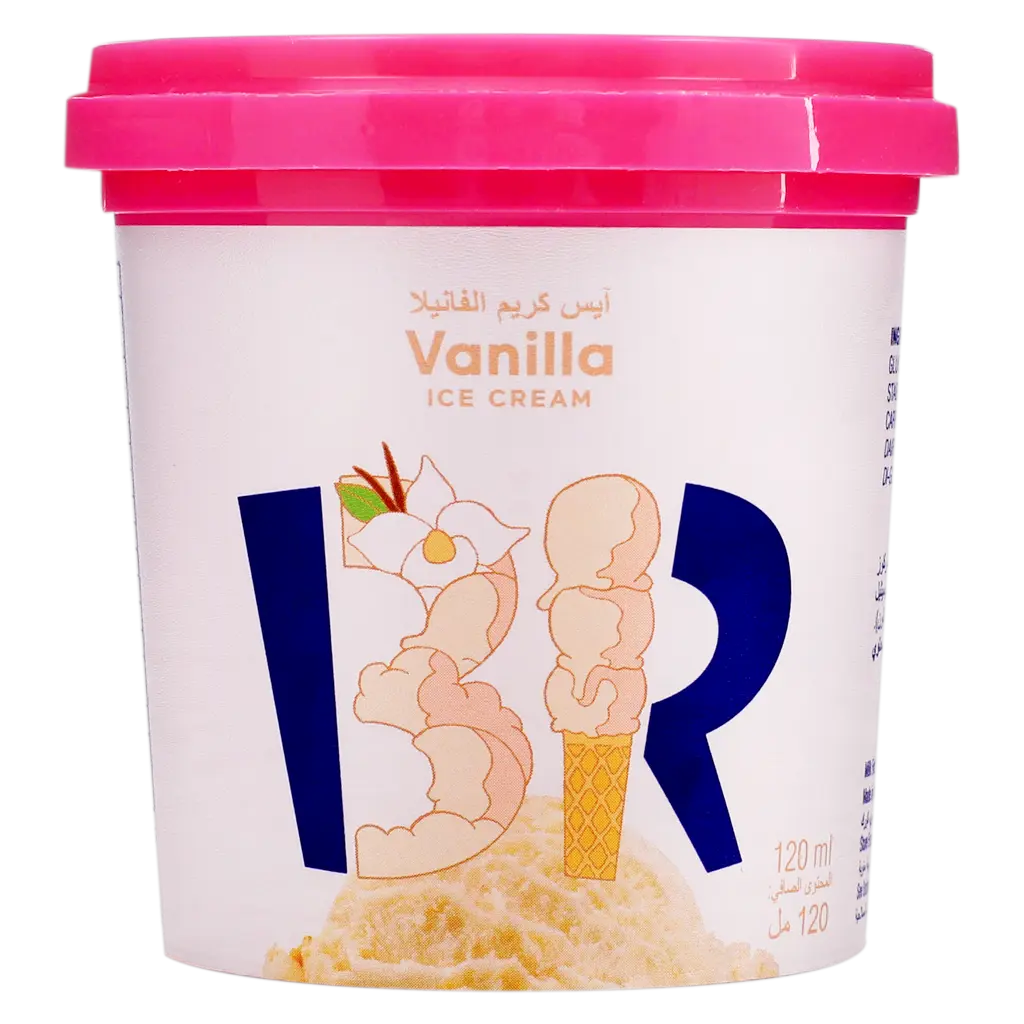 Baskin Robbins Ice Cream Vanilla Cup 120ML - view 1