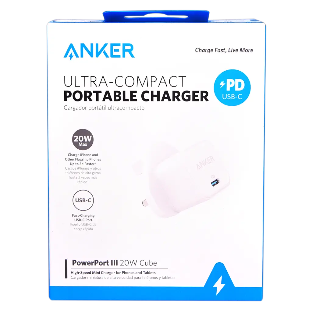 Anker PowerPort III 20 W Cube White - view 3