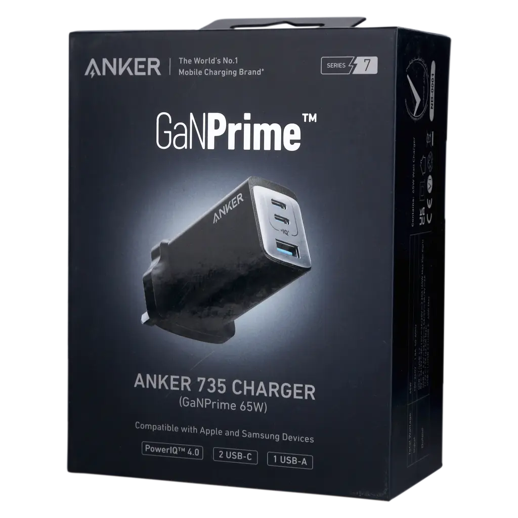 Anker Charger GaNPrime 65W 3 Ports 2 USBC & 1 USB A Black - view 2