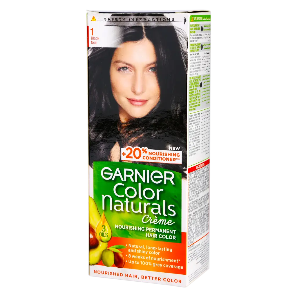 Garnier Hair Color Nature Black Number 1 - view 2