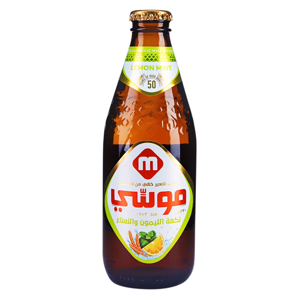 Moussy Malt Drink Lemon Mint Flavour 330 ml - view 1