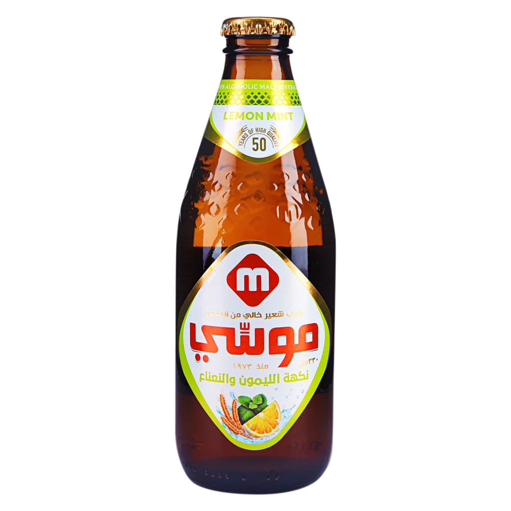 Moussy Malt Drink Lemon Mint Flavour 330 ml