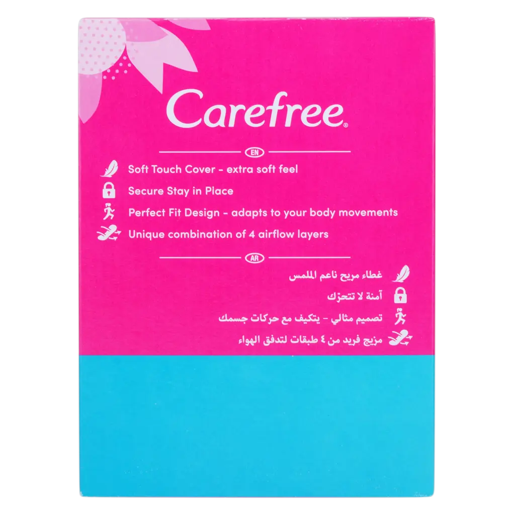 Carefree Pantyliners Unscented Cotton Feel 30 pads - view 3