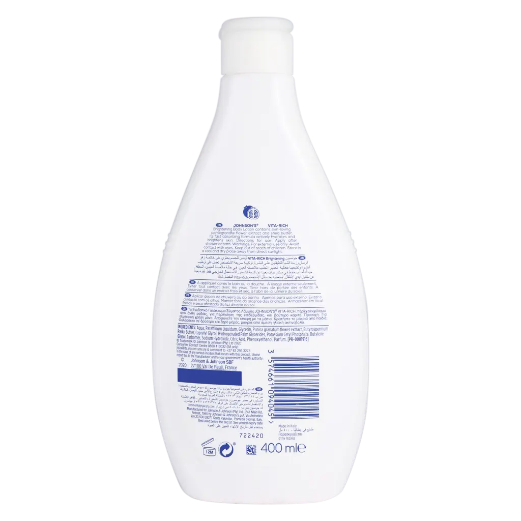 Johnson's Body Lotion Pomegranate Flower Extract 400 ml - view 3