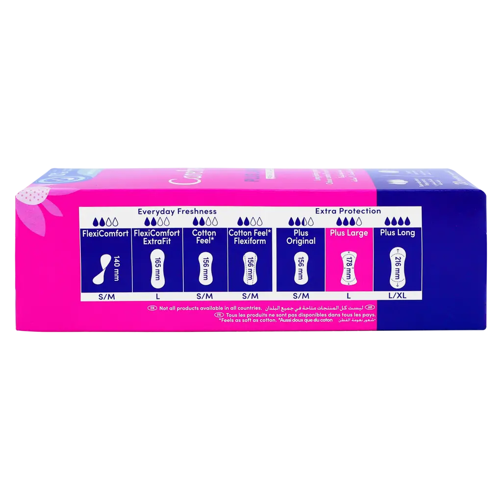 Carefree Maxi Fresh Unscented Cotton Feel 20 Pads  - view 3