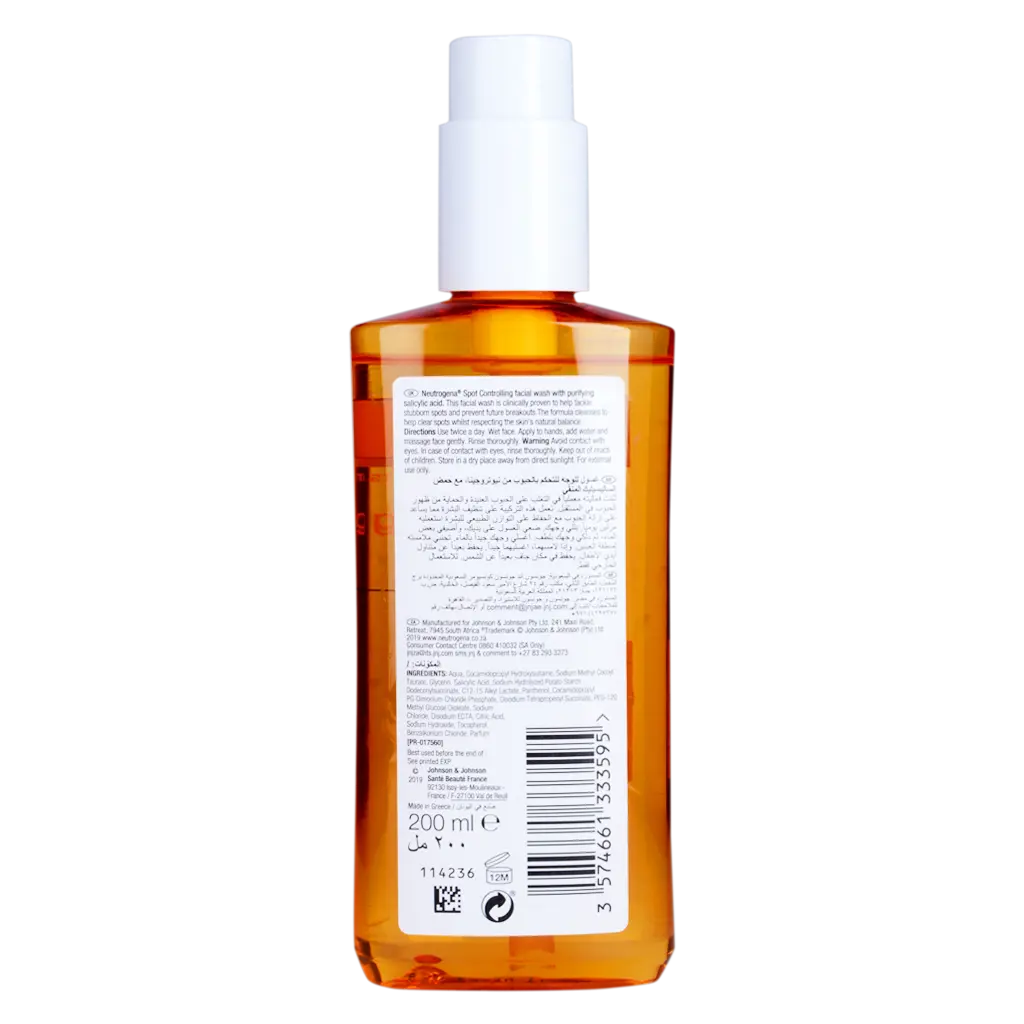 Neutrogena Visibly Clear Clear &Protect Daily Wash Oil Free 200 ml - view 2