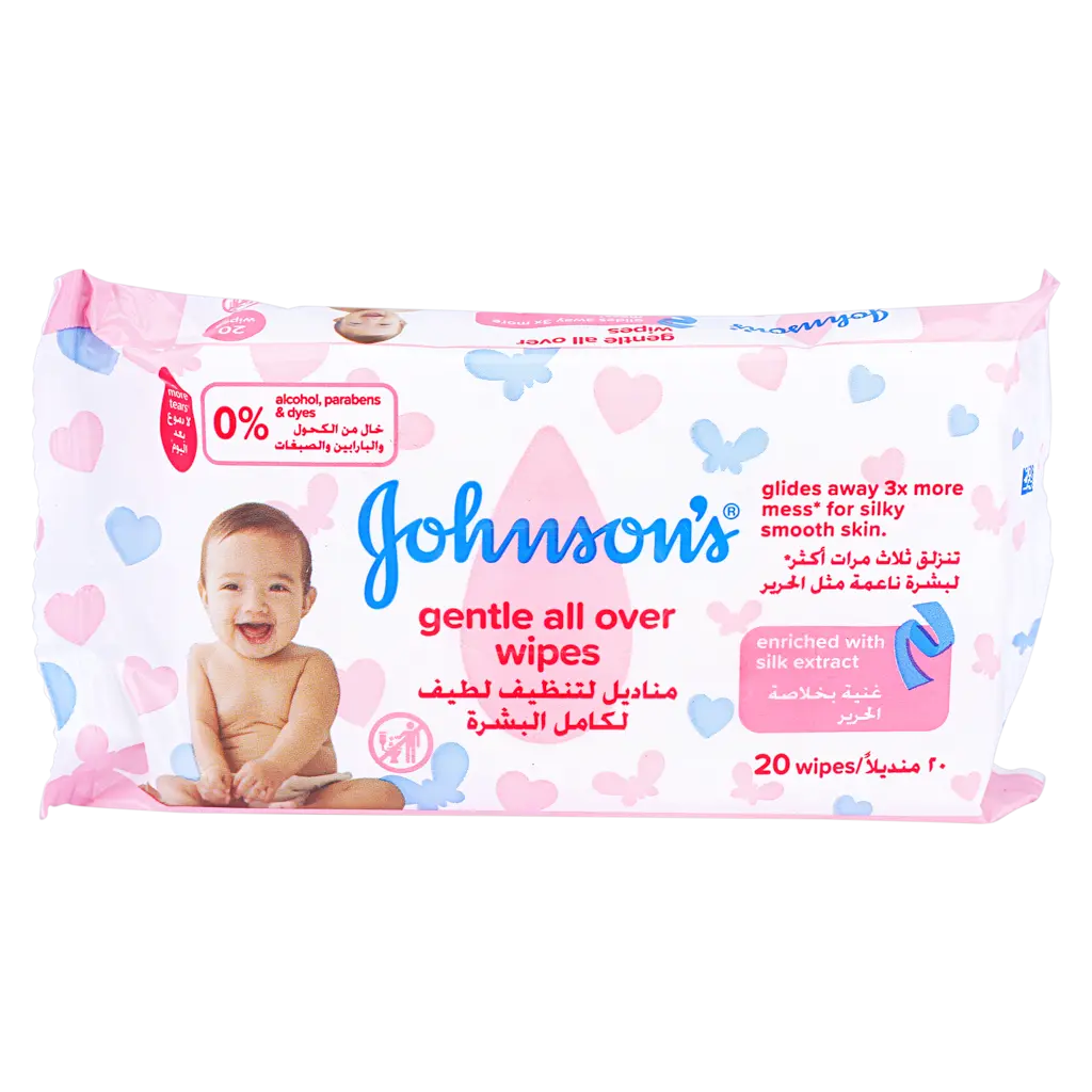Johnson's Baby Wipes Gentle All Over 20 Wipes - view 2