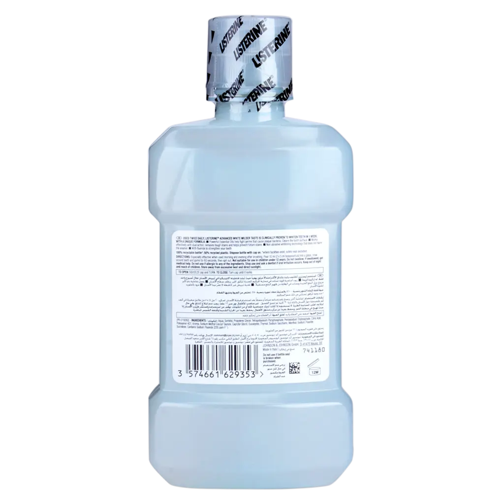Listerine Mouthwash Advanced White Spearmint 250 ml - view 3