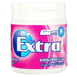 Extra 60 Pellet Bubblemint Gum 60 pieces