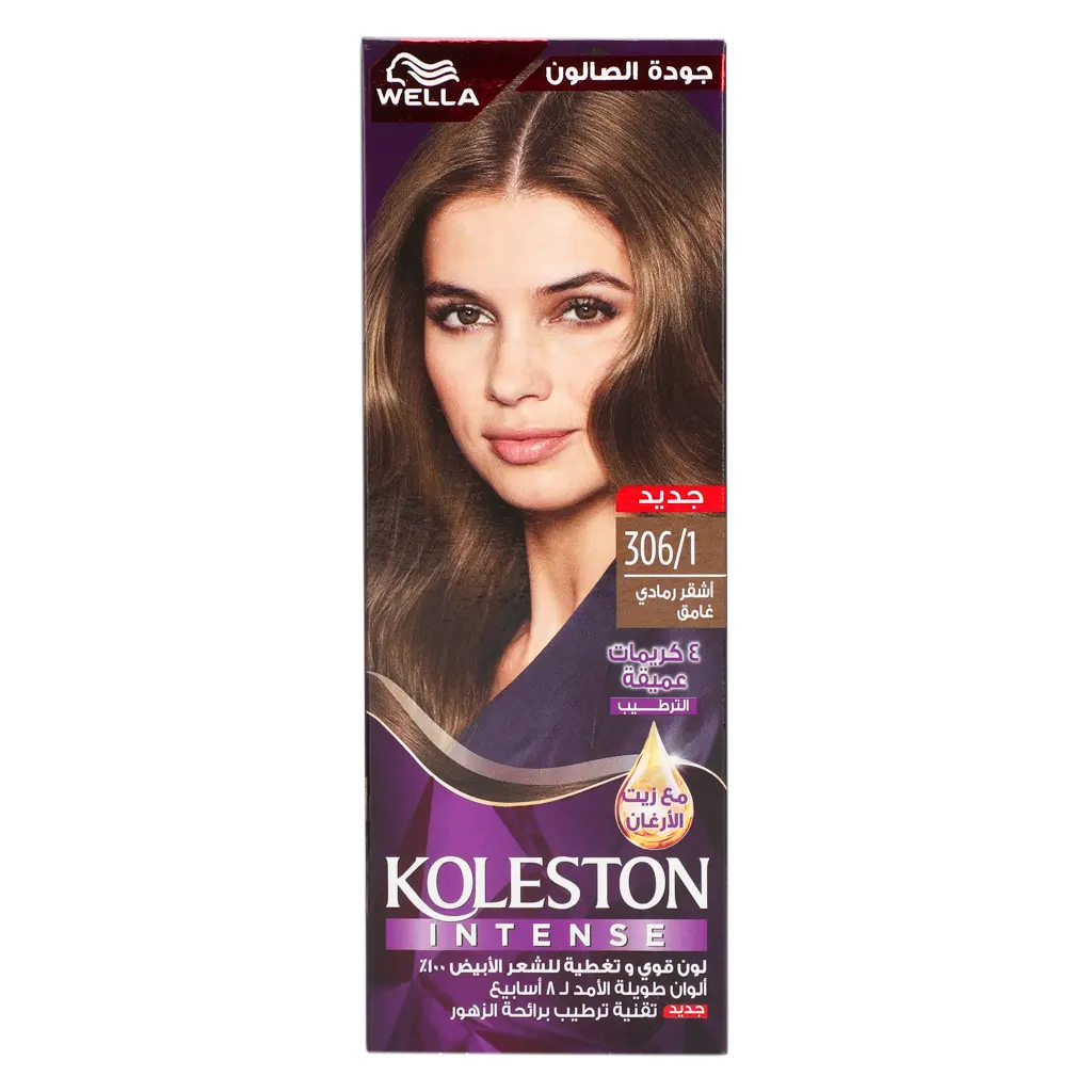 Wella Koleston Hair Colour Creme 306/1Dark Ash Blonde 100 ml - view 3