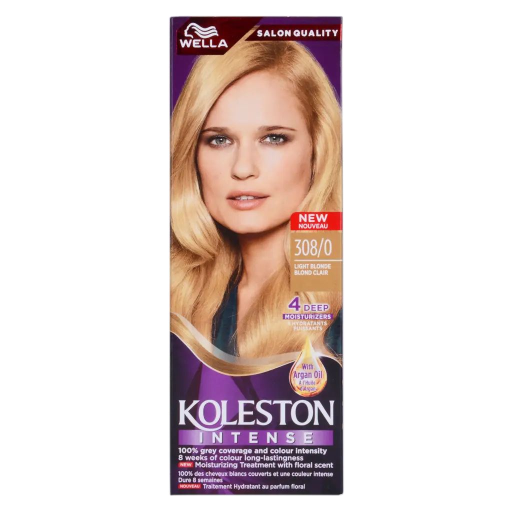 Wella Koleston Hair Colour Creme 308/0 Light Blonde 100 ml - view 2