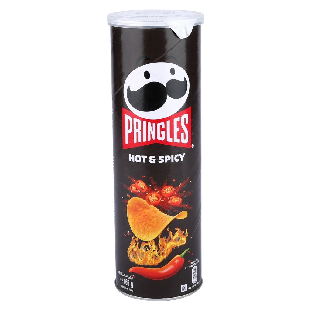 Pringles Potato Chips Hot & Spicy 165 gm