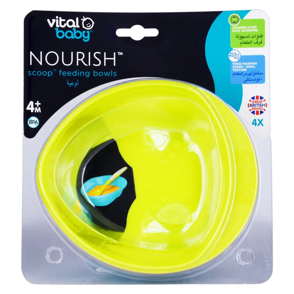 Vital Baby Nourish Scoop Feeding Bowls 4 Pcs - view 1