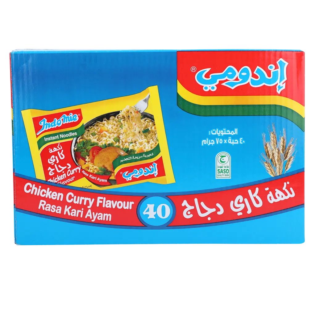 Indomie Noodle Chicken Curry Flavour Carton 40 pcs 75 gm - view 2